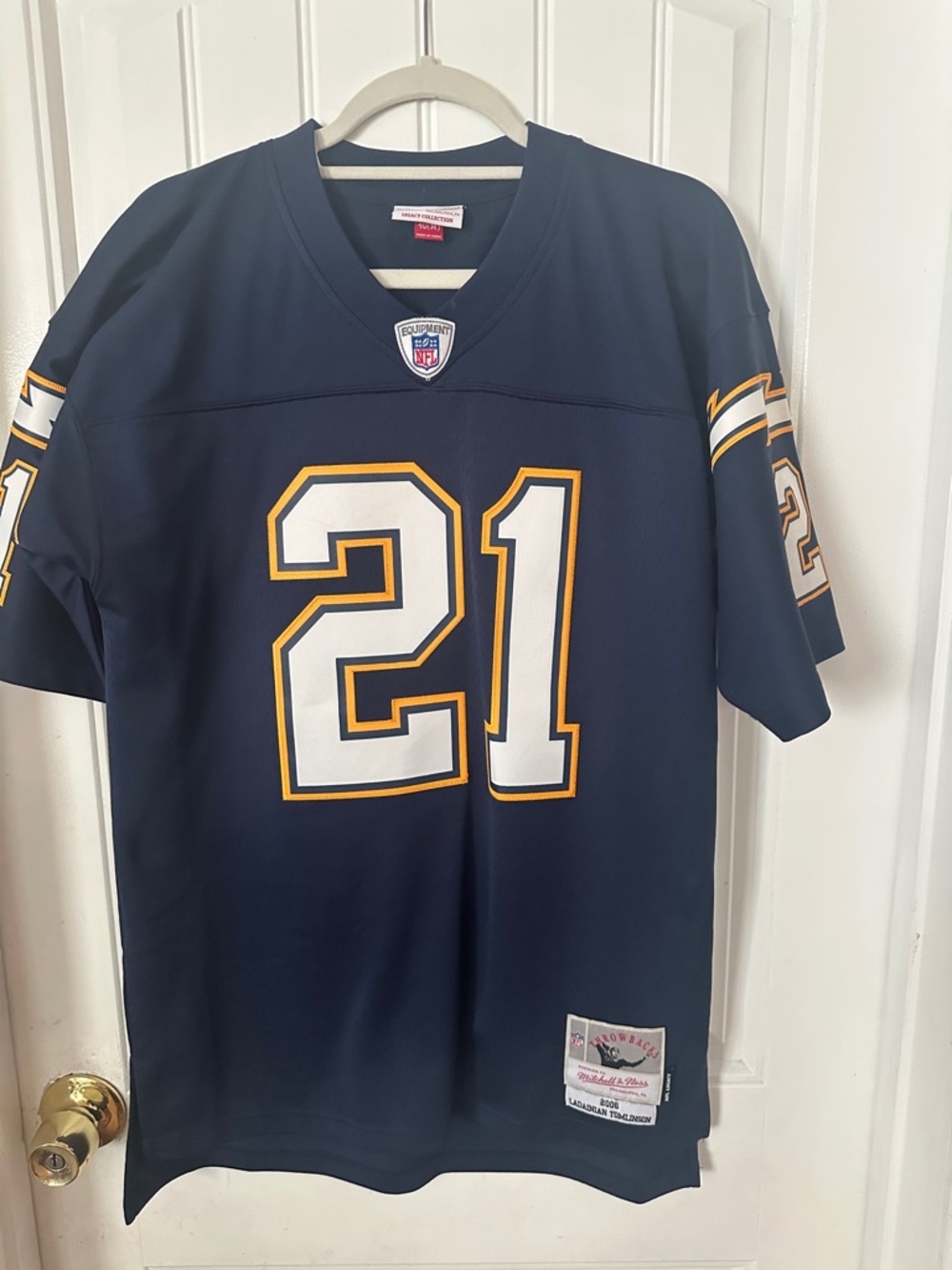 Chargers Jersey #21 Mitchell & Ness Jersey